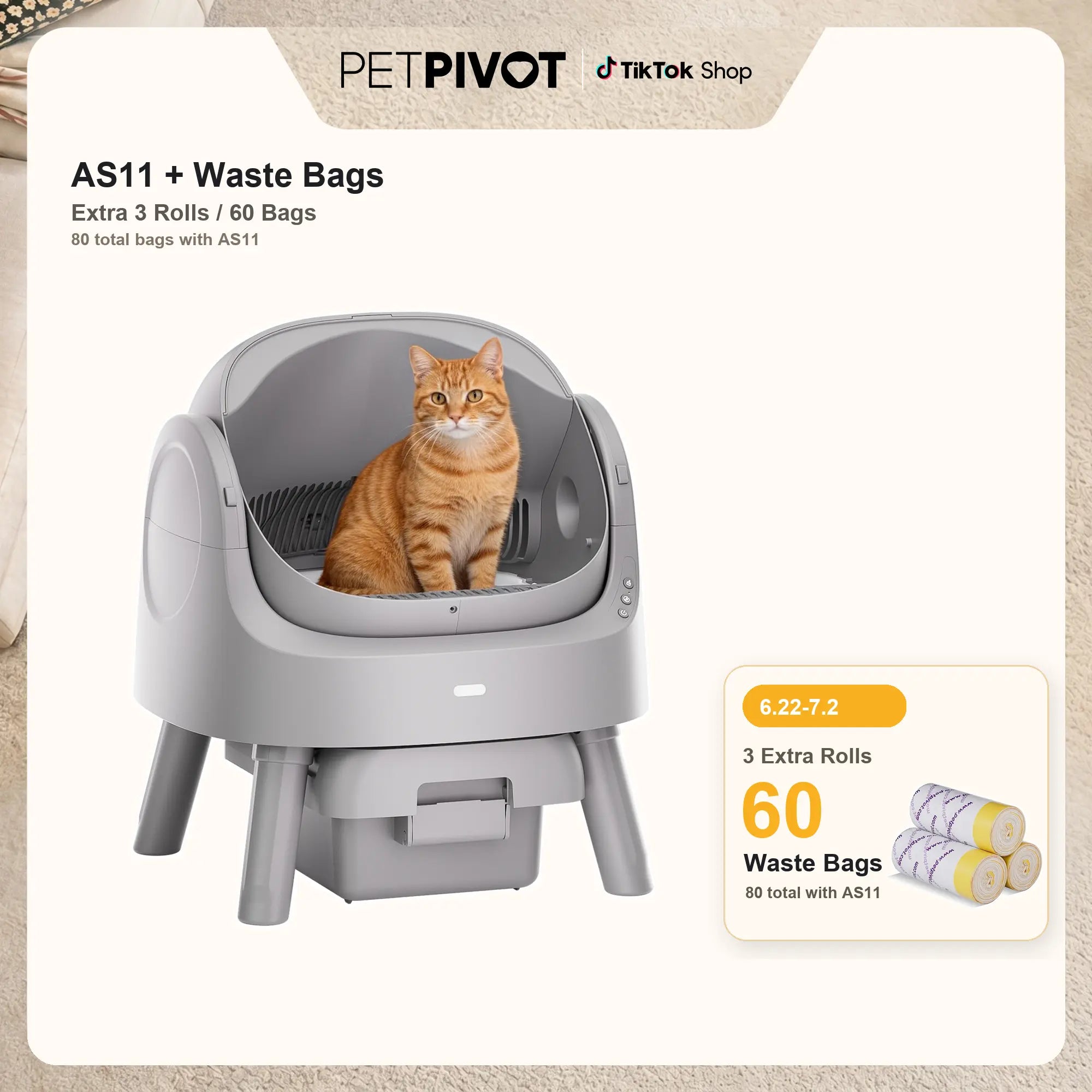 Automatic Cat Litter Box-Self Cleaning