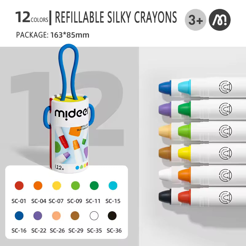 Mideer Silky Crayons
