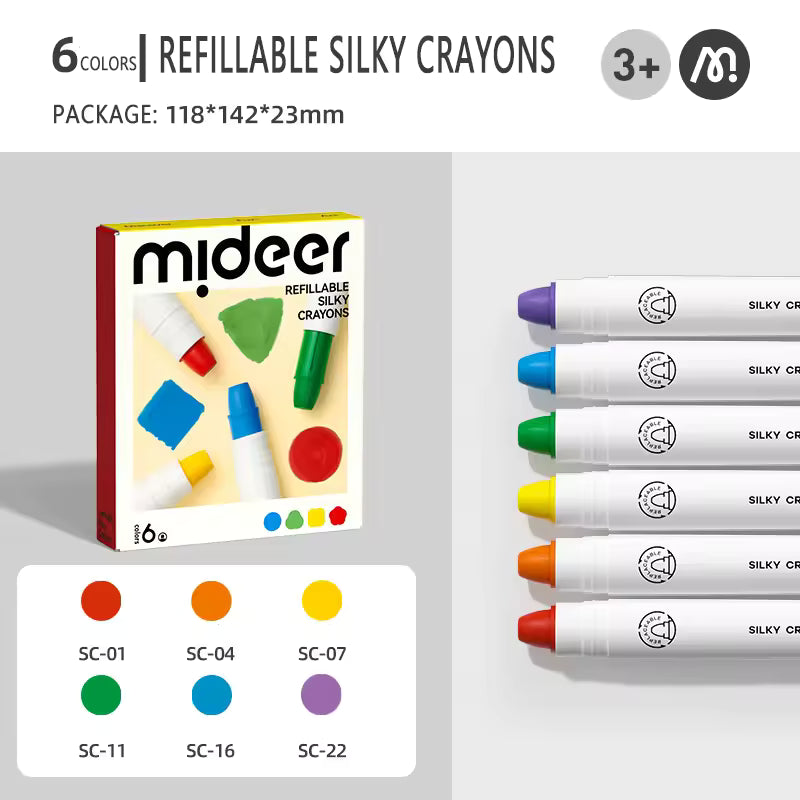 Mideer Silky Crayons