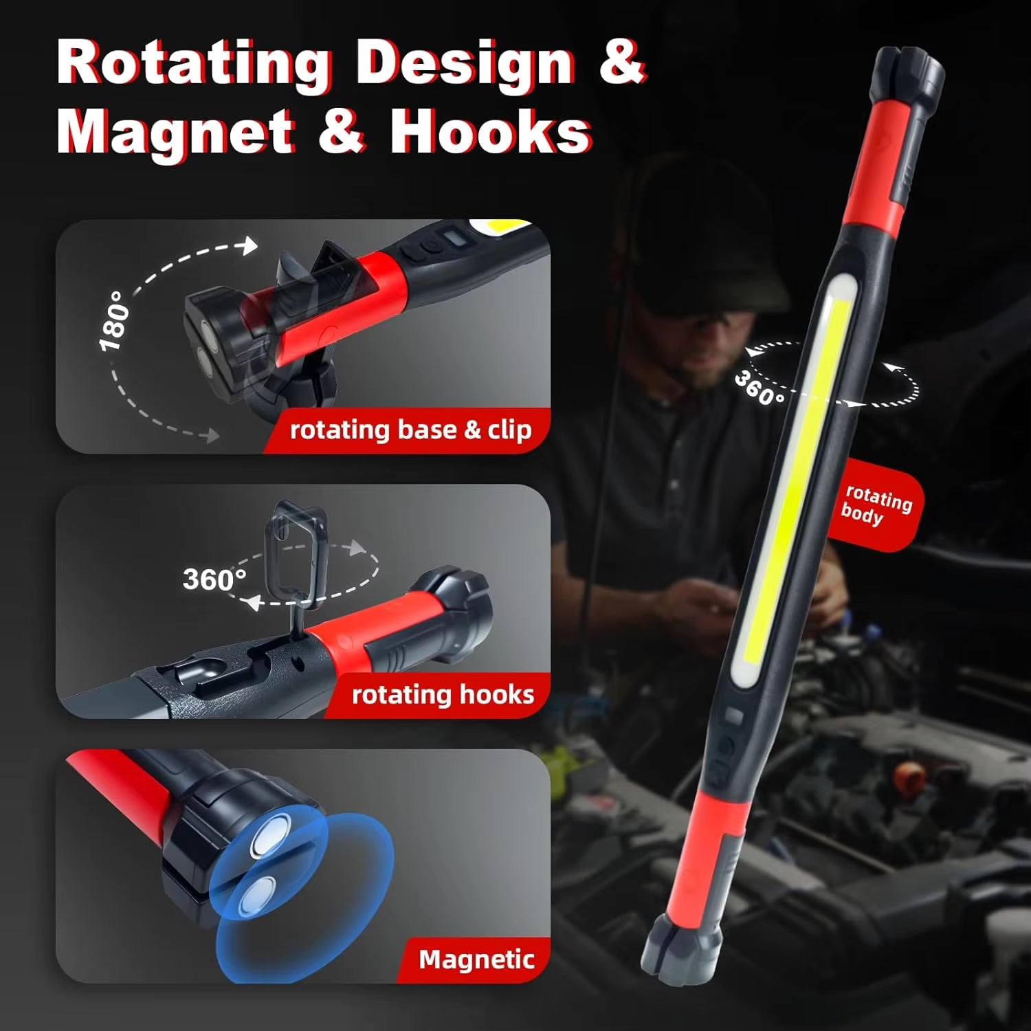 Magnetic LED Work Light