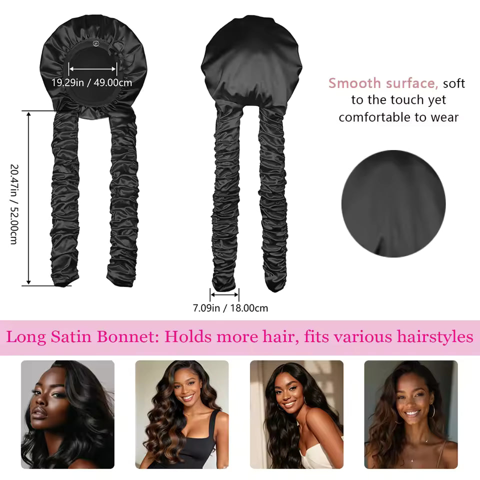 Heatless Curl Satin Bonnet