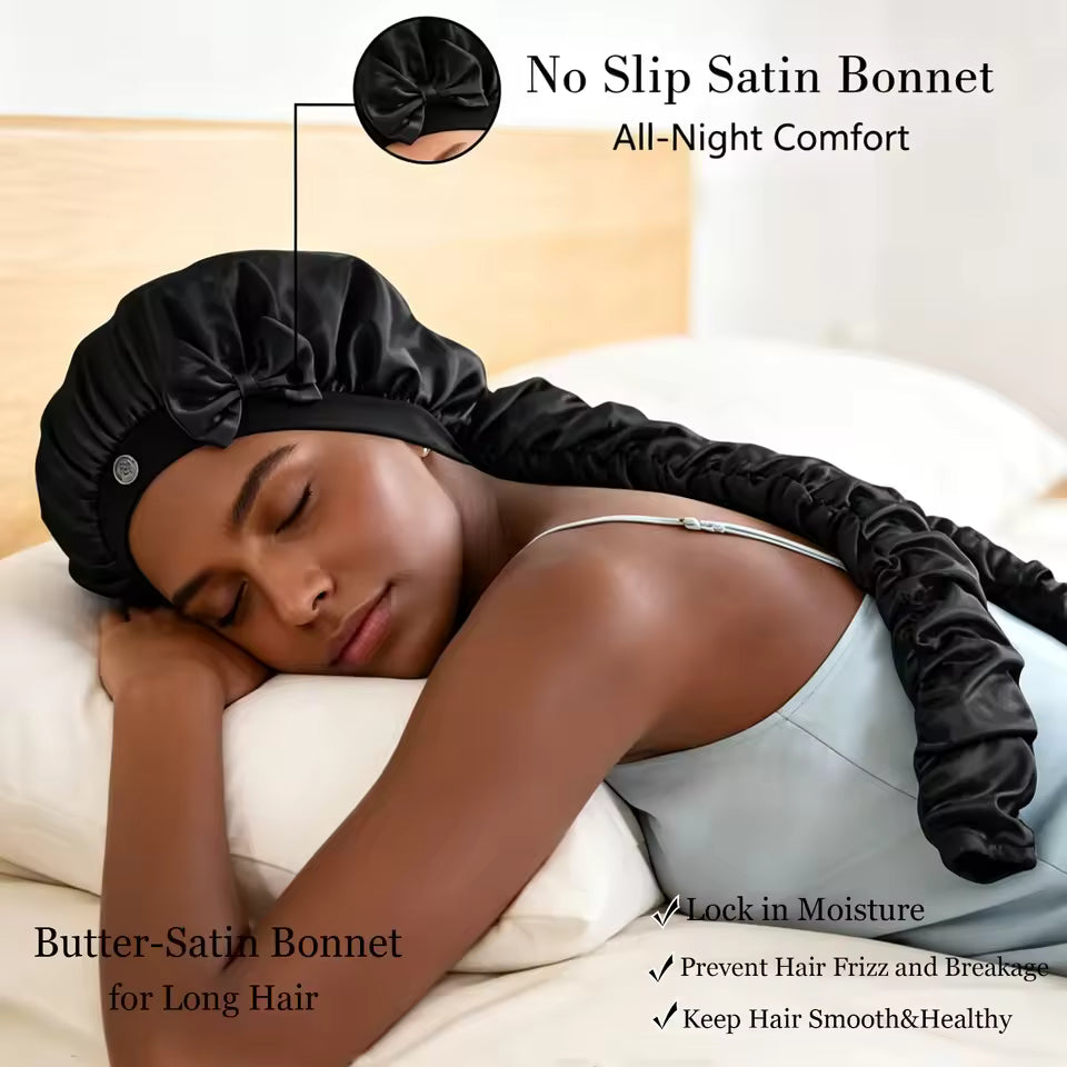 Heatless Curl Satin Bonnet