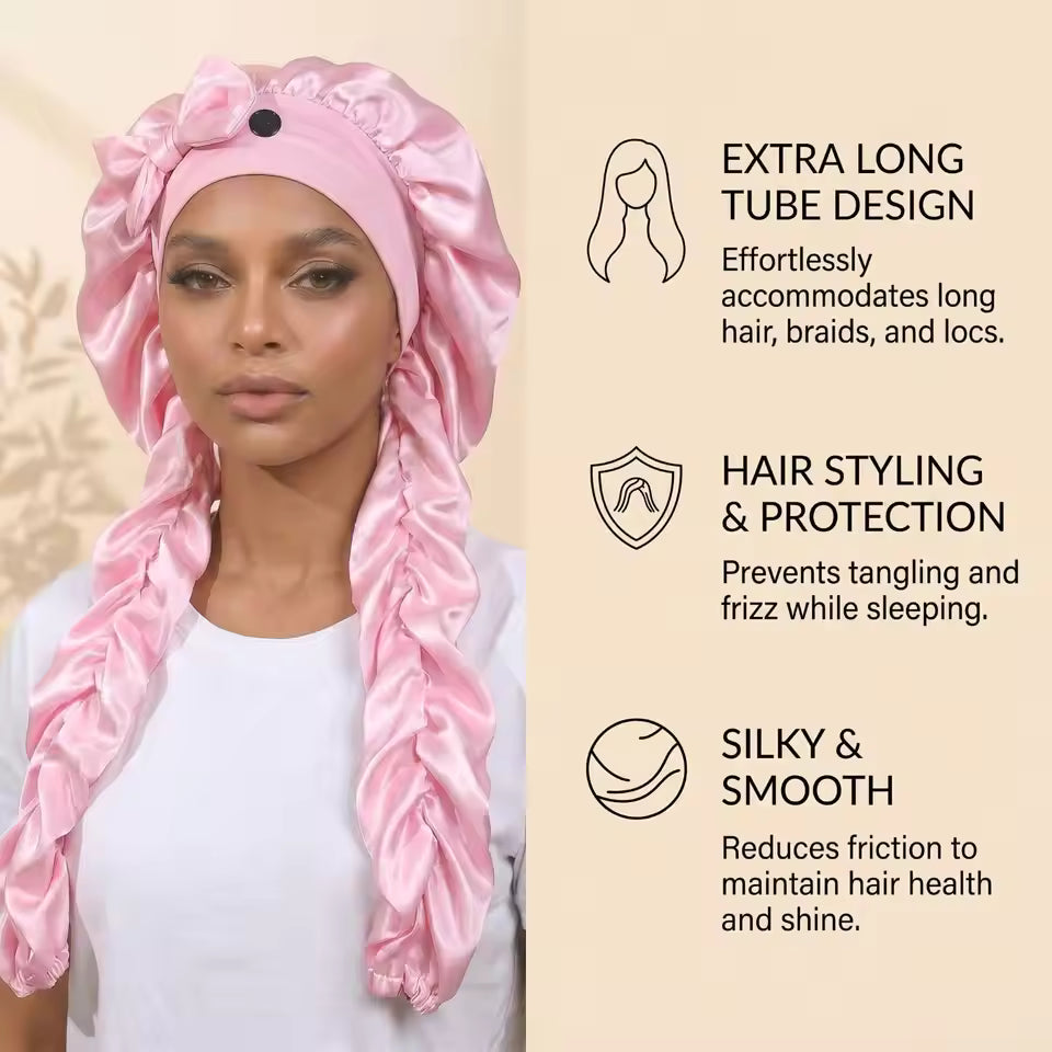 Heatless Curl Satin Bonnet