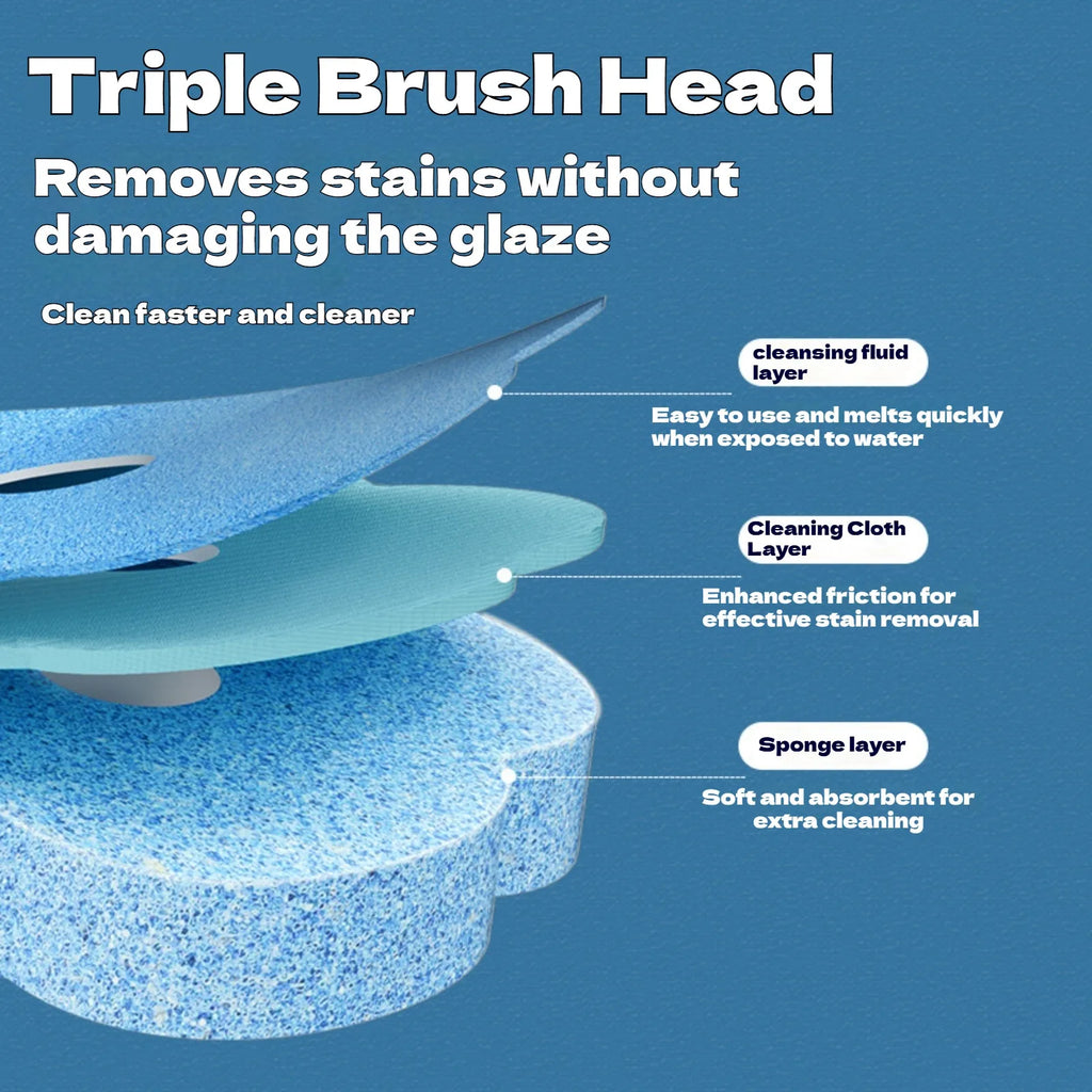 Disposable Toilet Brush Set