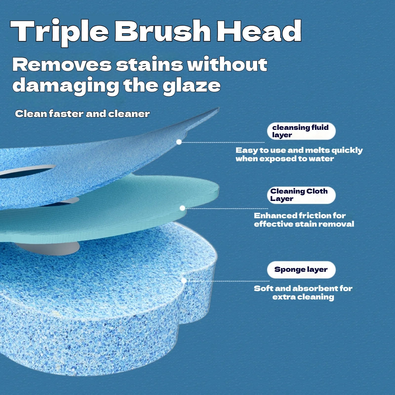 Disposable Toilet Brush Set