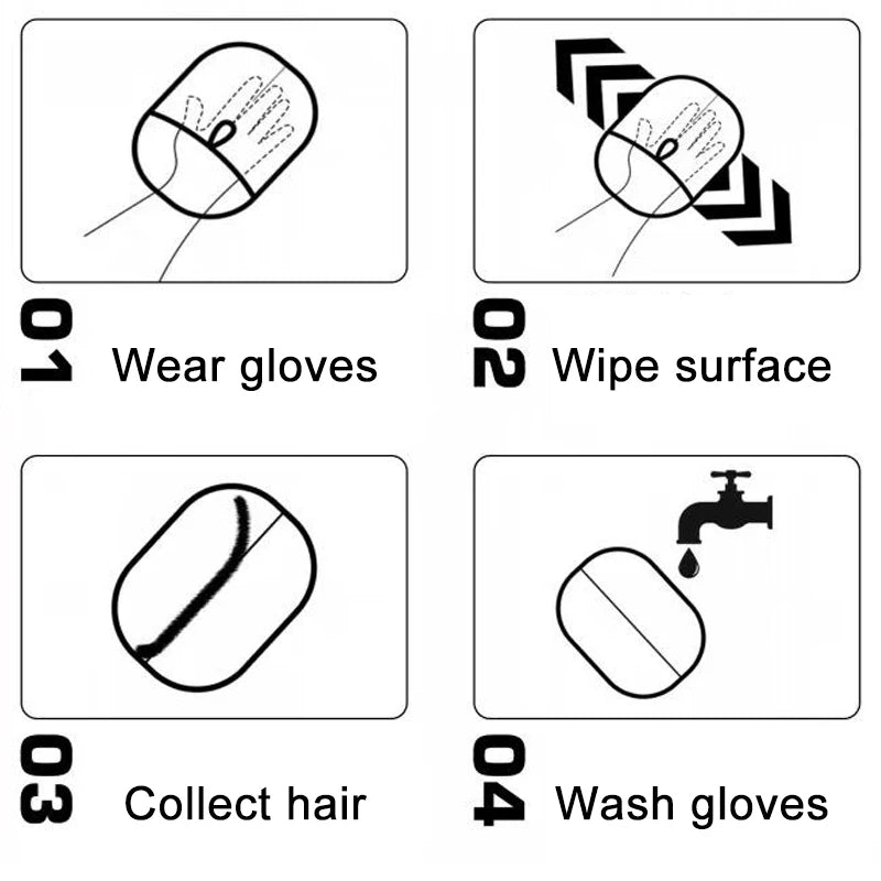 Pet Grooming Hair Glove