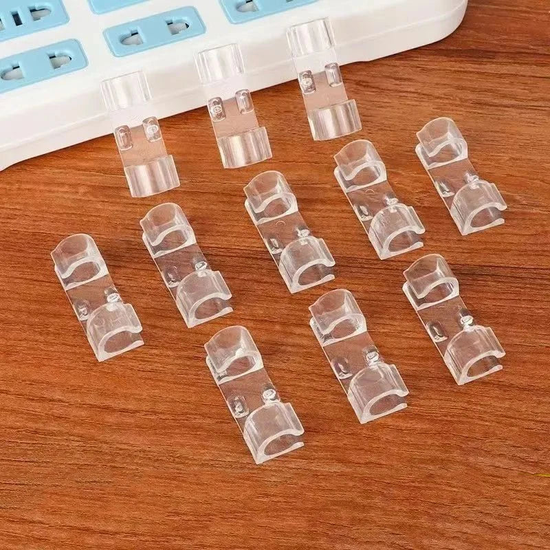 Transparent Cable Organizer Clips