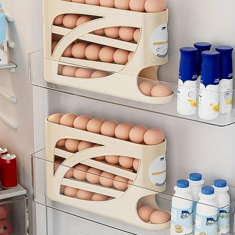 3-Tier Rolling Egg Organizer