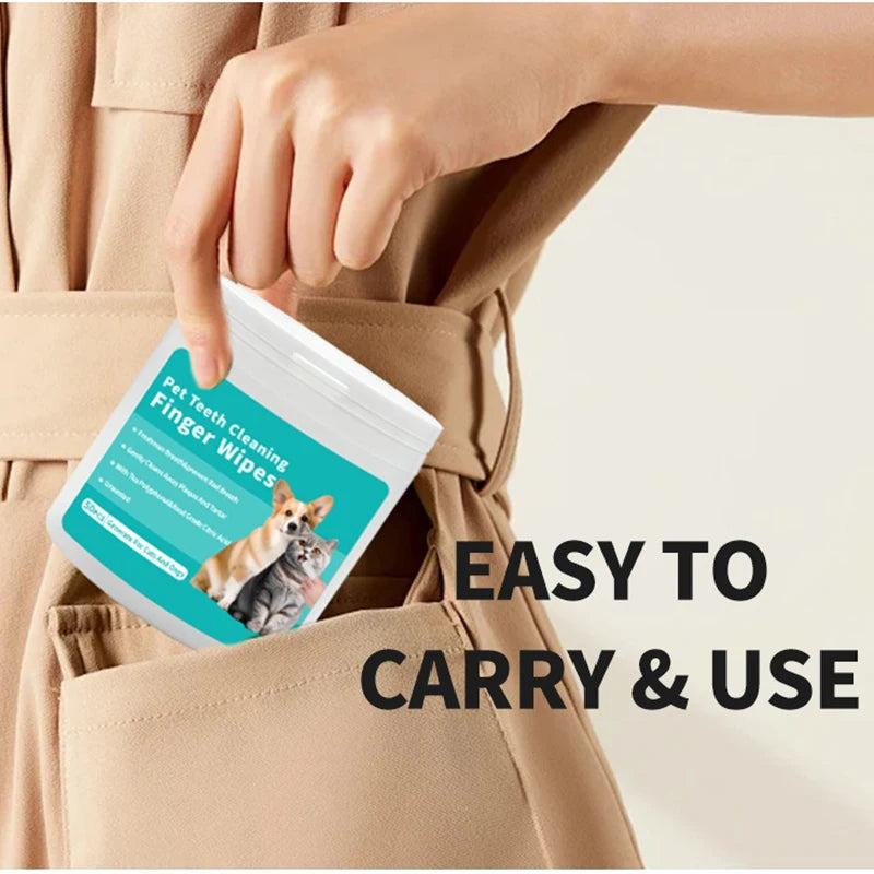 Pet Finger Tooth Wipes