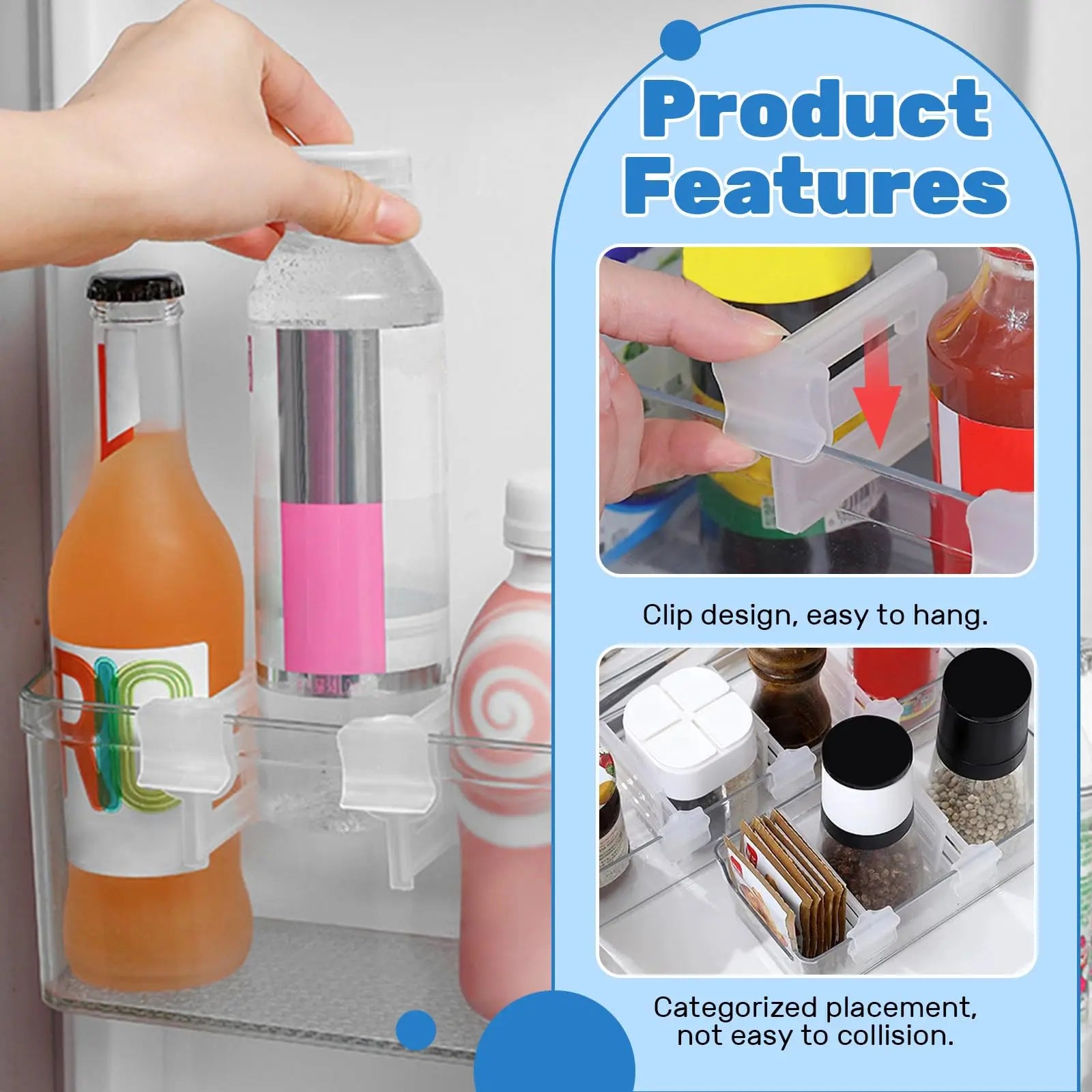 Refrigerator Divider Clips