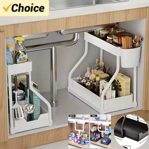 Under Sink Organizer Drawer