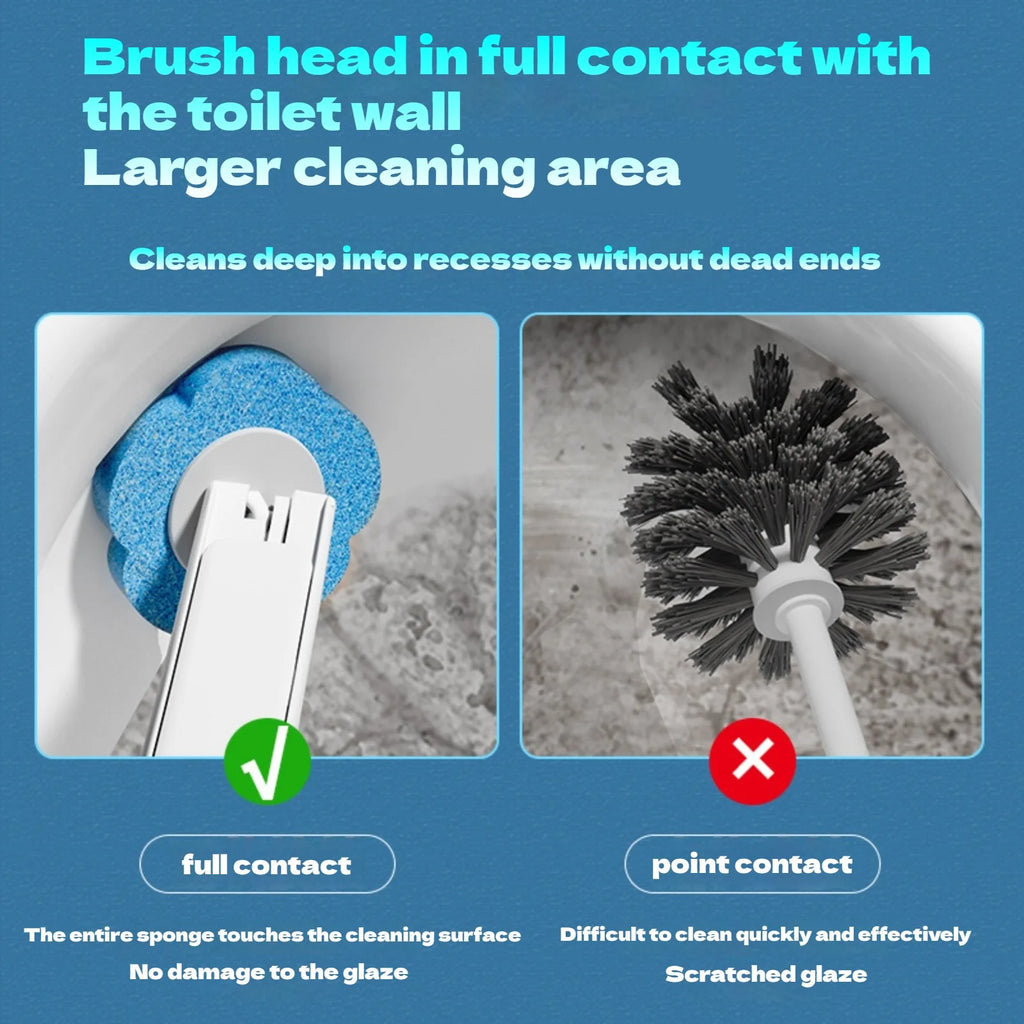 Disposable Toilet Brush Set
