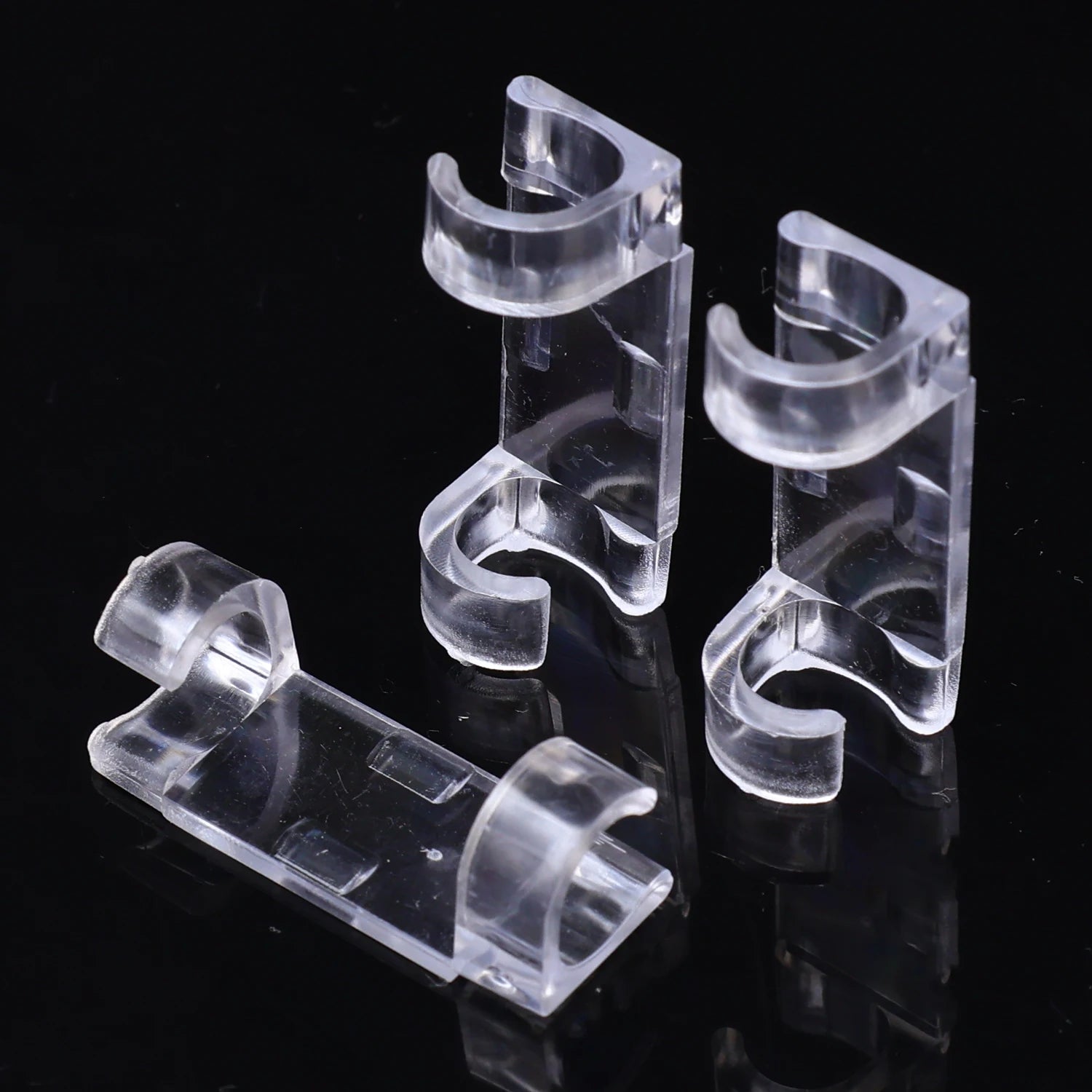 Transparent Cable Organizer Clips