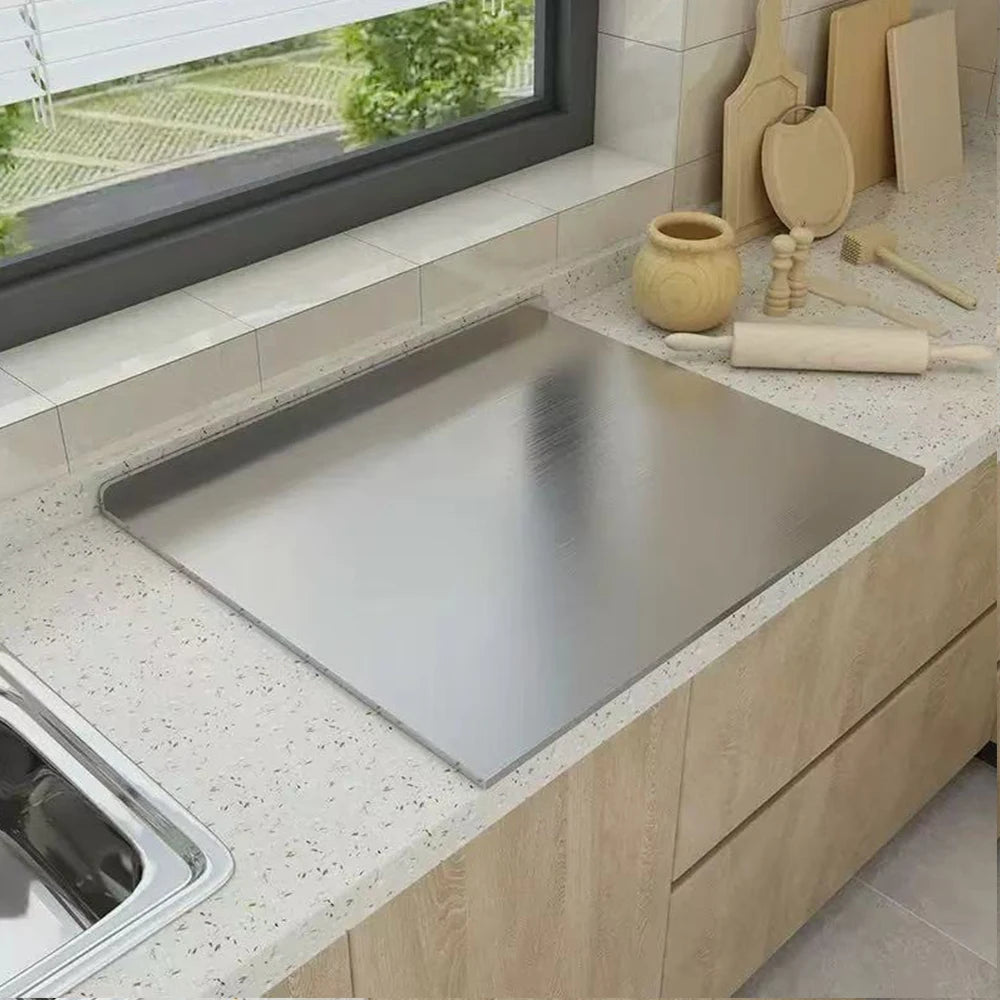 Double-Sided Stainless Steel Cutting Board