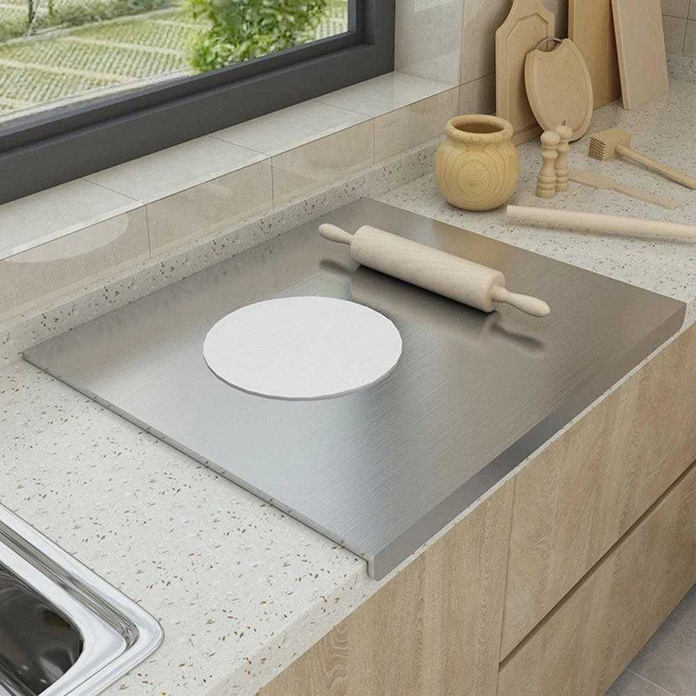 Double-Sided Stainless Steel Cutting Board