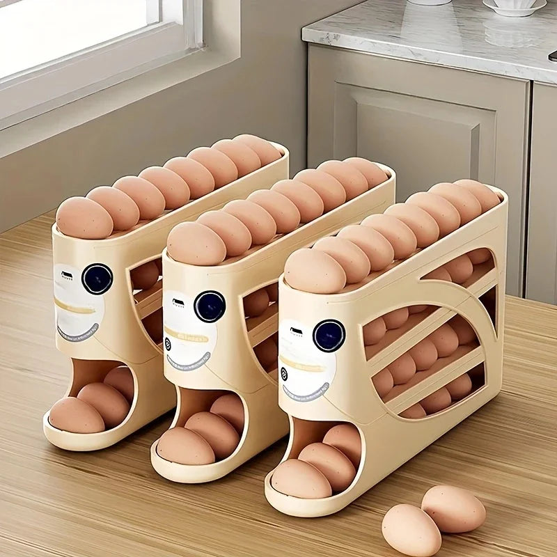 3-Tier Rolling Egg Organizer