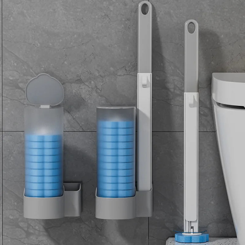 Disposable Toilet Brush Set
