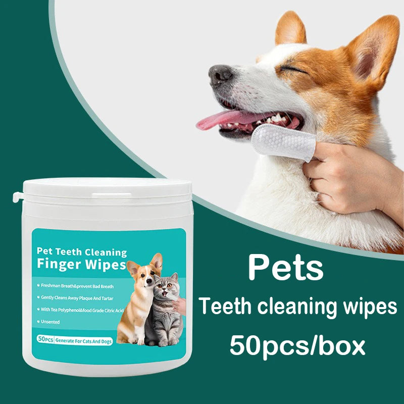 Pet Finger Tooth Wipes