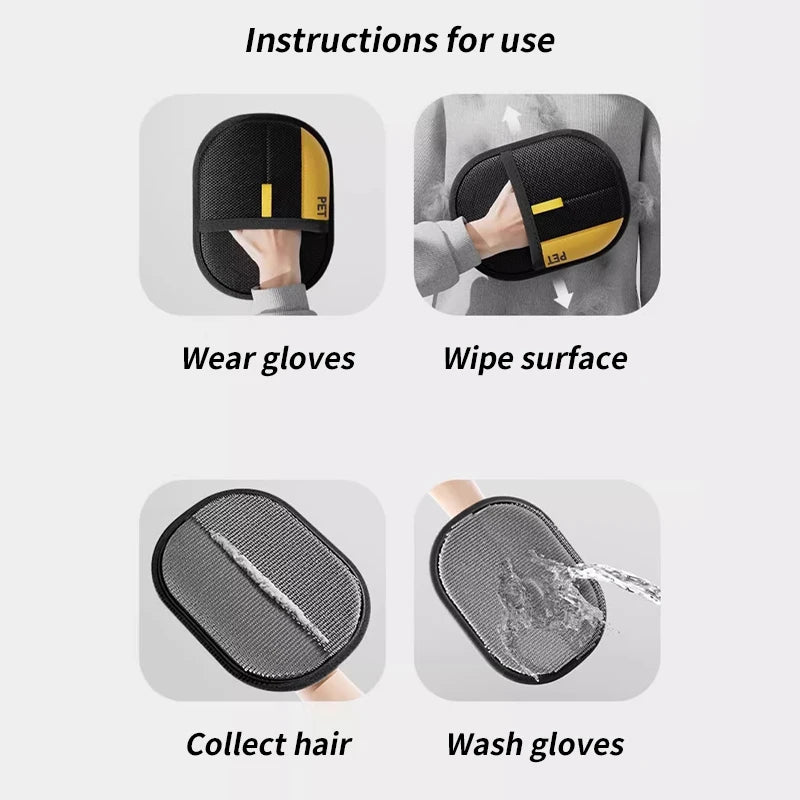 Pet Grooming Hair Glove