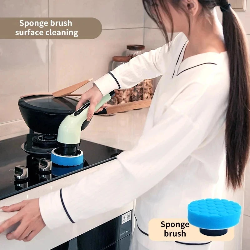 Cordless Electric Spin Scrubber