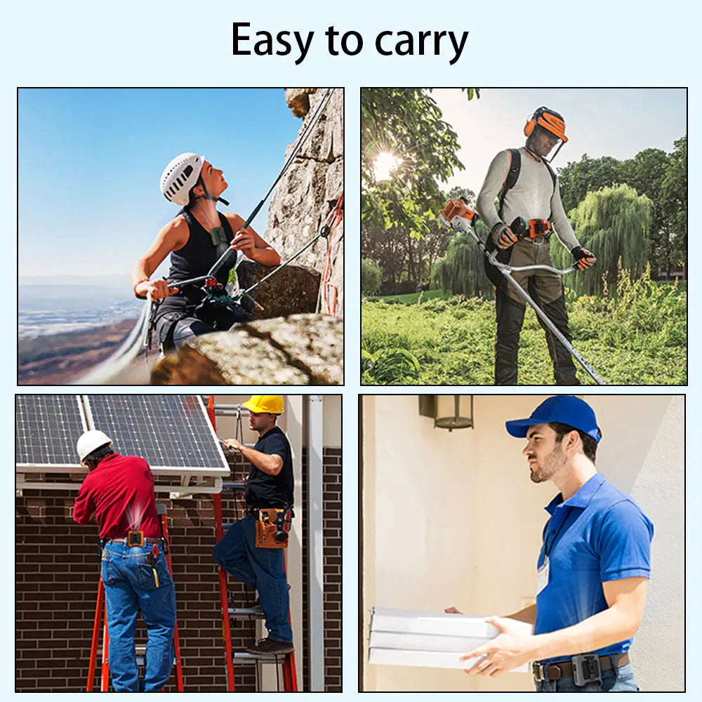 Portable Waist Fan with Power Bank