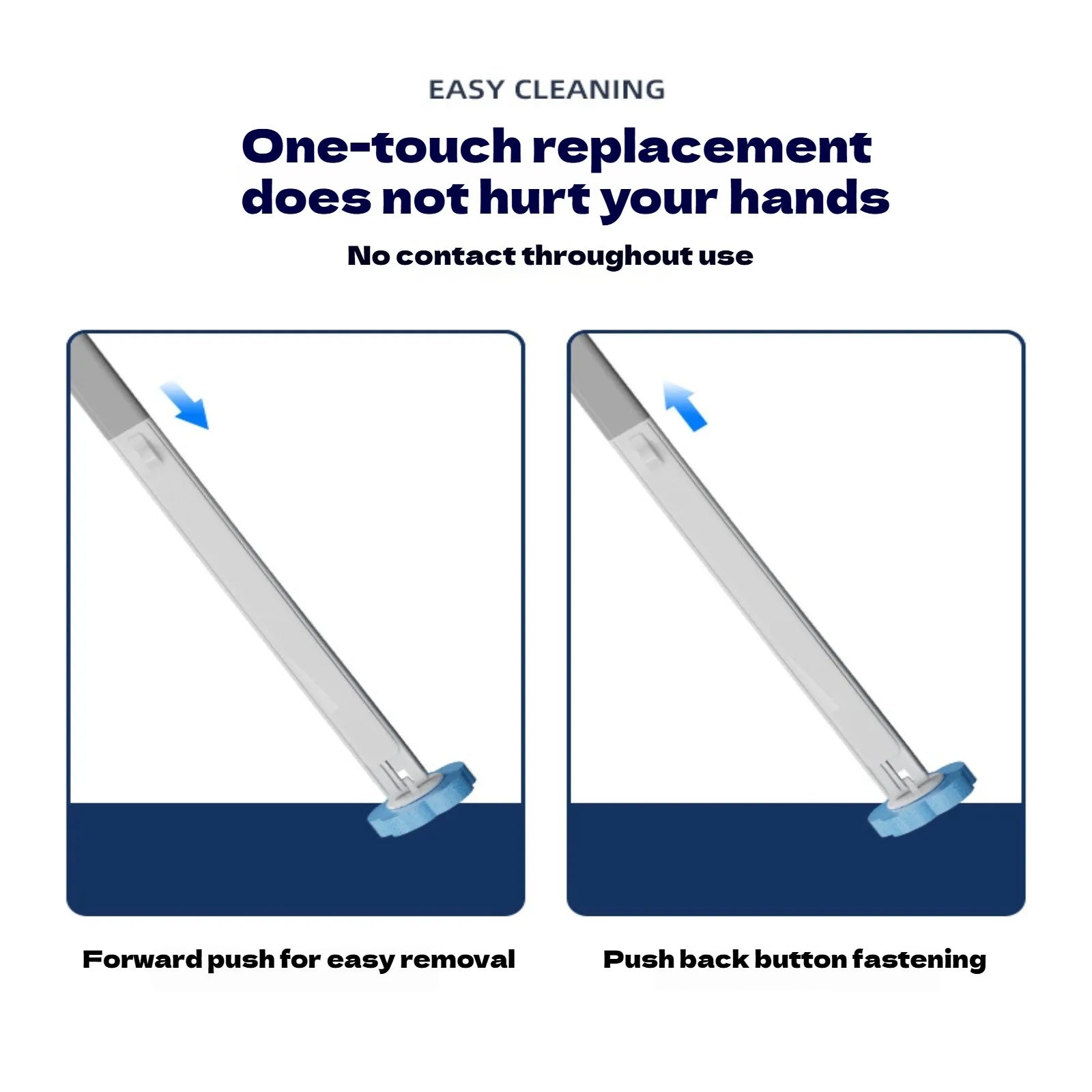 Disposable Toilet Brush Set