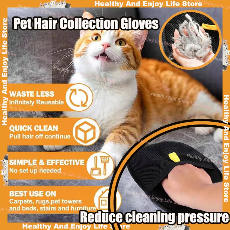 Pet Grooming Hair Glove