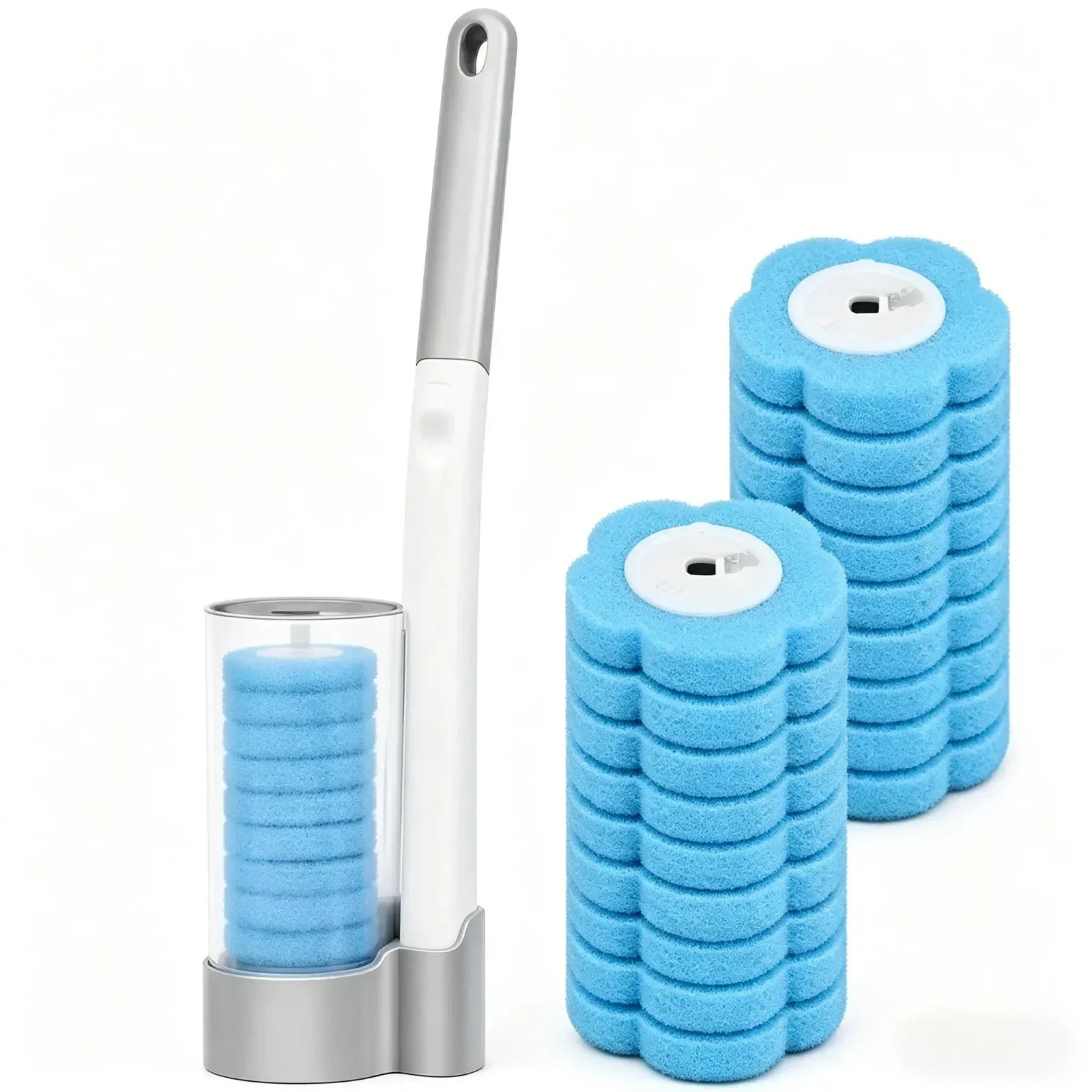 Disposable Toilet Brush Set
