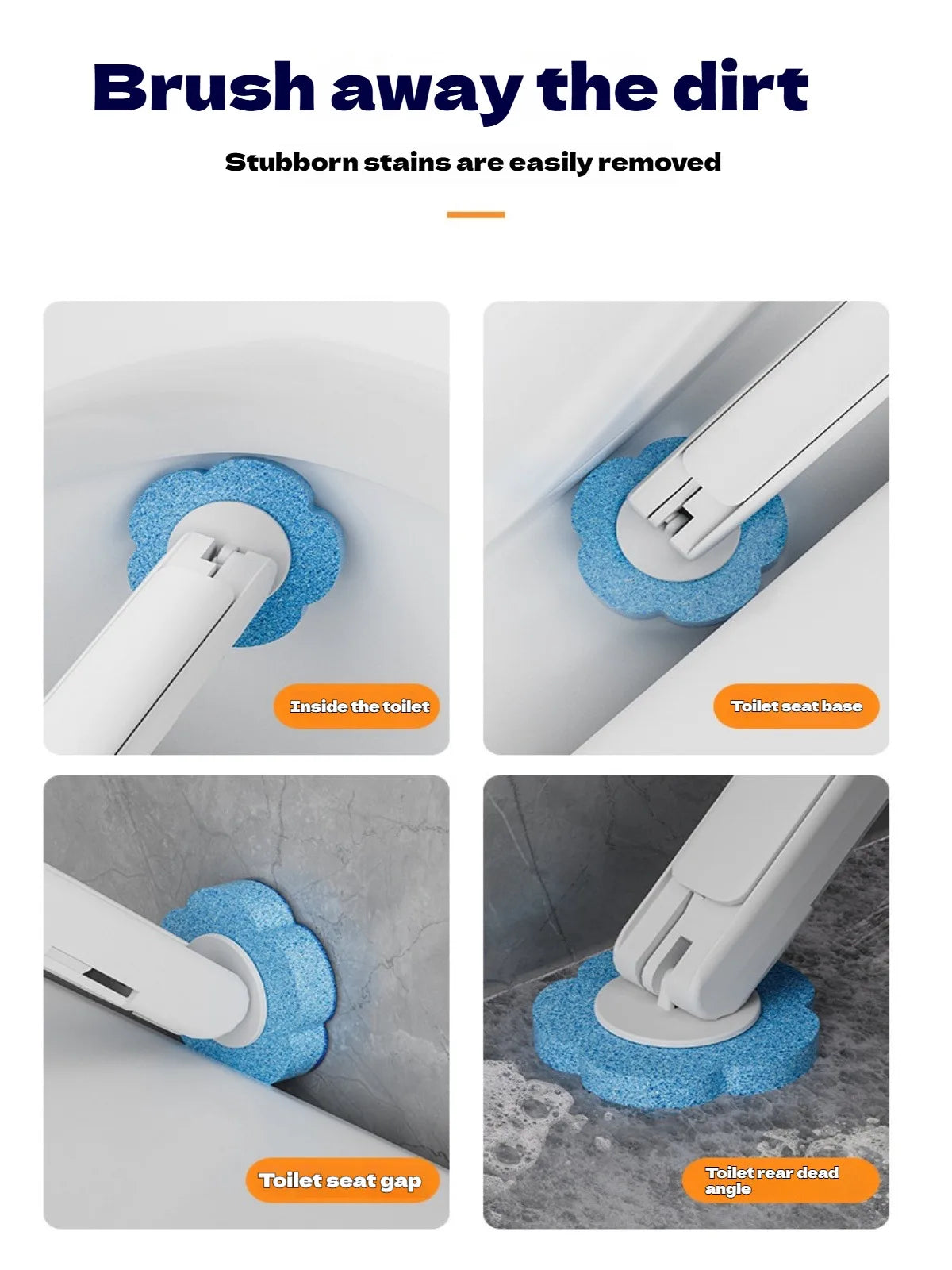 Disposable Toilet Brush Set