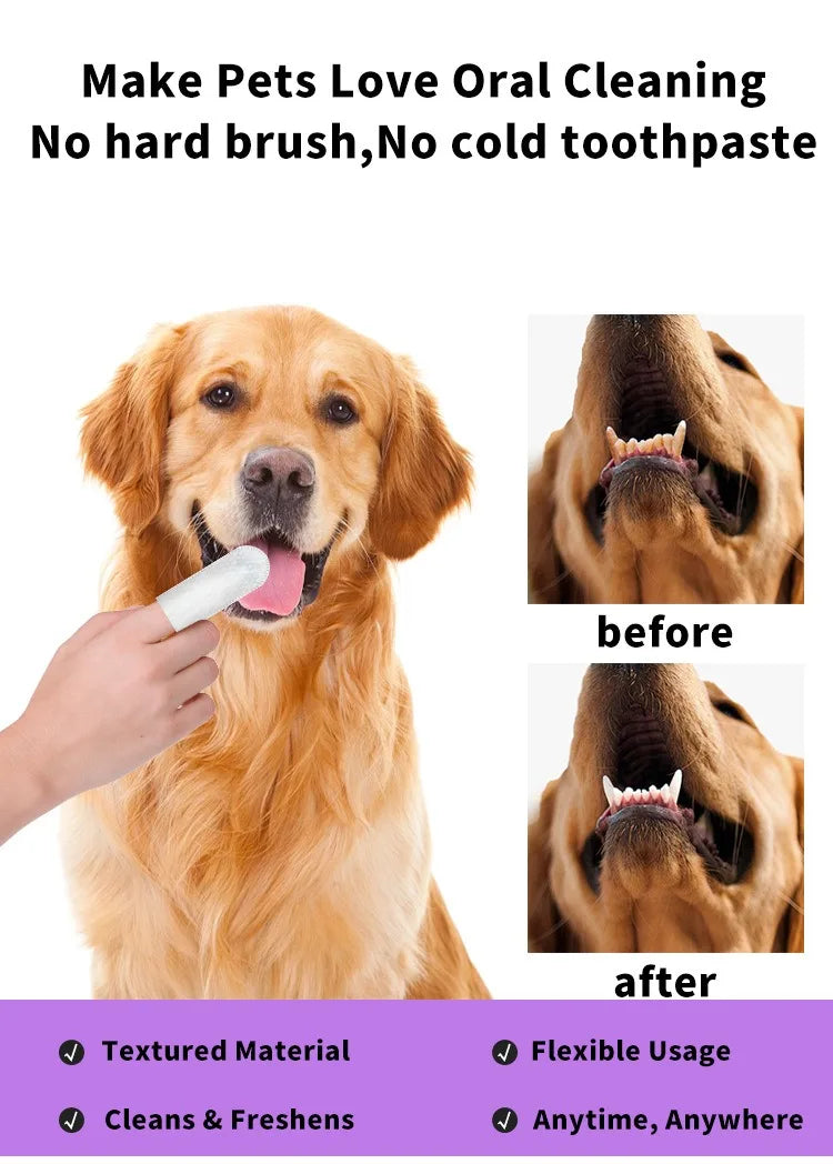 Pet Finger Tooth Wipes