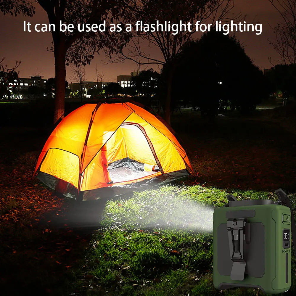 Portable Waist Fan with Power Bank