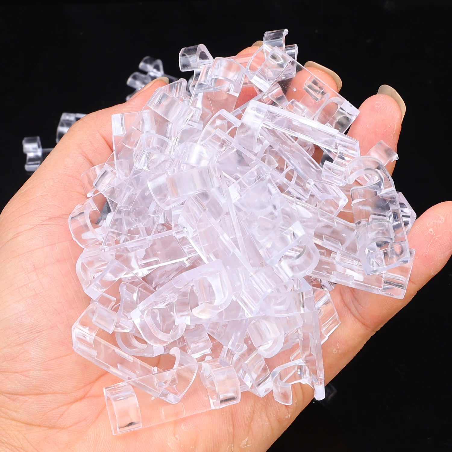 Transparent Cable Organizer Clips