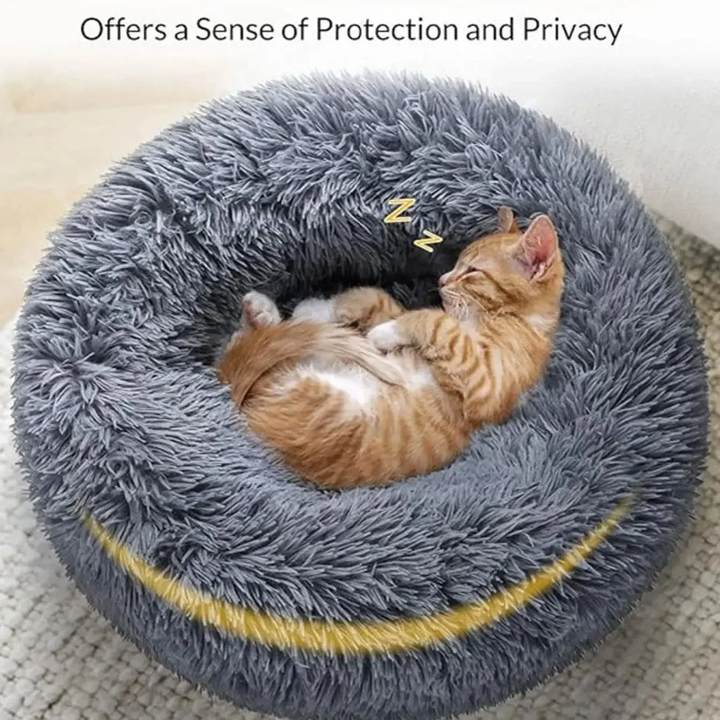 Soft Plush Cat Bed