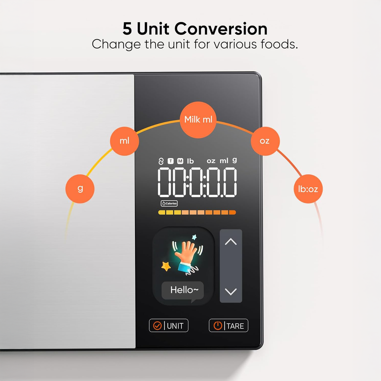 Smart Nutrition Food Scale with App Tracking